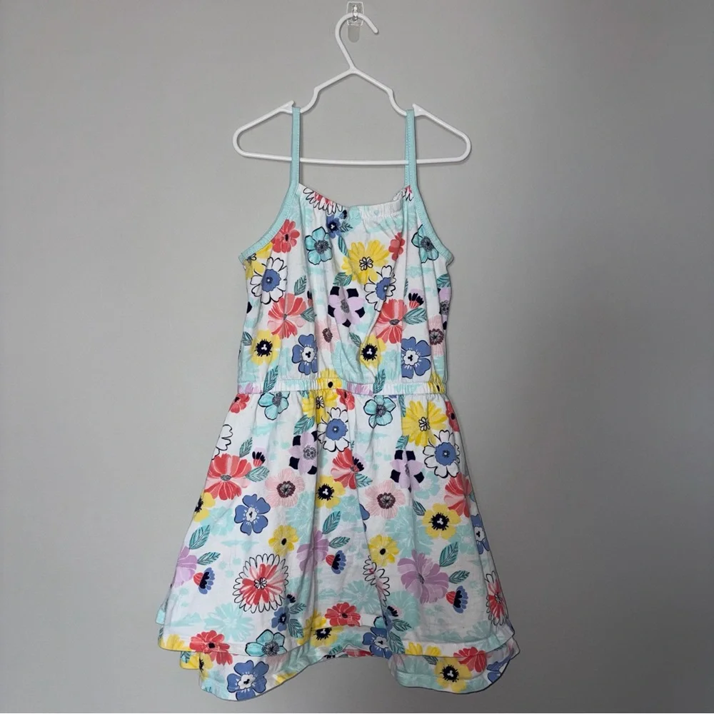 Floral Kids Dress with Straps
